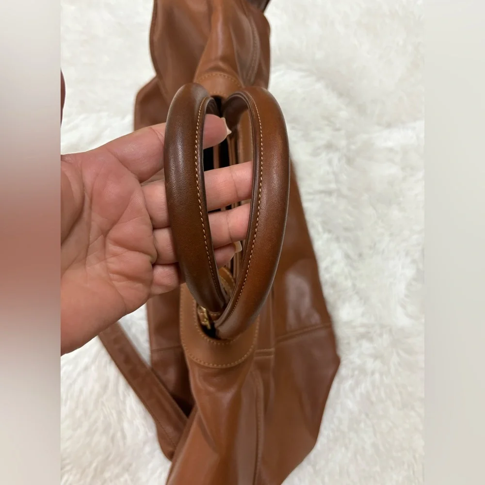 Coach Brown Leather Messenger Bag